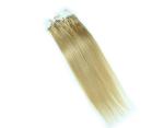 100 Brazilian Micro Ring Human Hair Extensions Natural Color No Shedding