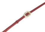 1.2cm Rhinestone Decorative Ladies Belt