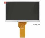 RGB 7" Wide Temperature LCD 50 Pins 800x480 Display 250 Nits Brightness