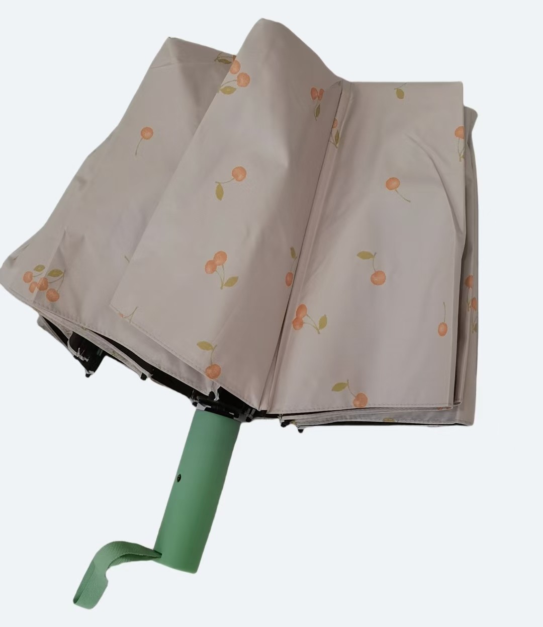 UPF 50 Auto Open / Close Pongee UV Beach Umbrella 23 Inches 12ribs Strong Windproof