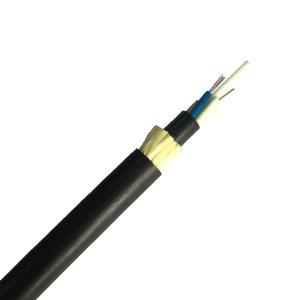 Quality ADSS All Dielectric Self supporting Aerial Cable PE Sheath with FRP Strength Member wholesale