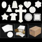 3'' Sublimation Ceramic Blanks Christmas Ceramic Pendant For Sublimation