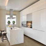 Minimalist Design Modern Kitchen Cabinet Accessories Veneer and Lacquer Finished