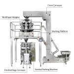 Nitrogen Snack 3KW Vertical Form Fill Seal Packaging Machine