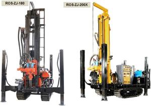 Quality Multifunctional Rotary Water Well Drilling Rig Machine With Crawler Pneumatic wholesale