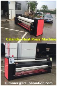 Quality Textile Sublimation Rotary Heat Press Machine 55a Current 1600mm Transfer Width wholesale