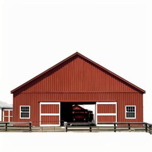 Quality Metal Prefab Livestock Barns Customized Size Farmhouse Steel Building Earthquake Resistant wholesale