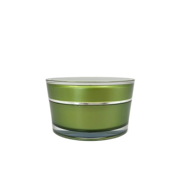 15g 30g 50g 75g Luxury Round bevel shape Empty Acrylic Cream Jar Cosmetic