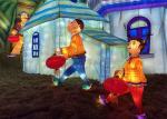 Interactive Handcrafted Lanterns Display Small Garden Character Lantern