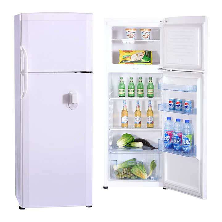 350L Big Capacity Double Door Upright Top Freezer Refrigerator Bcd-350