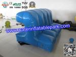 Blue Inflatable Floating Connection / Lake Floating Inflatable Water Park Game