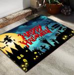 Halloween Day Special Door Floor Carpet Rug Crystal Velvet Rectangle Household