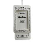 PMS Varnish Gold Foil Hang Tags , Windowed Clothing Paper Hang Tags