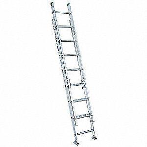 Quality 16 Ft Extension Aluminium Alloy Ladder D - Rung Shape Slip Resistant wholesale