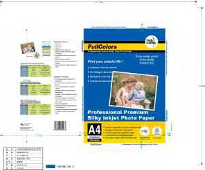 Quality 135 Gsm High Glossy Inkjet Photo Paper Waterproof Printing Surface Anbd Instant Dry wholesale