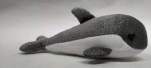 Quality 22cm 8.66 Inch Porpoise Wild Animal Plush Toys Recycled Material wholesale