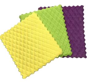 Quality Micoriber Scrub Sponge For Dishes Washing Sponge Glass Cleaning Cloth wholesale