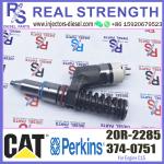 Diesel Engine Parts fuel injector 374-0751 20R-2285 For Caterpillar Track-Type