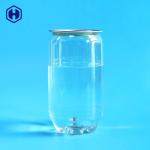Clear PET Plastic Soda Cans 375ML 13OZ Carbonated Beverage Packing