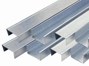Quality Galvanized Steel Keel for Building Light Channel 50*35/70*35/73*36mm Height 25mm wholesale