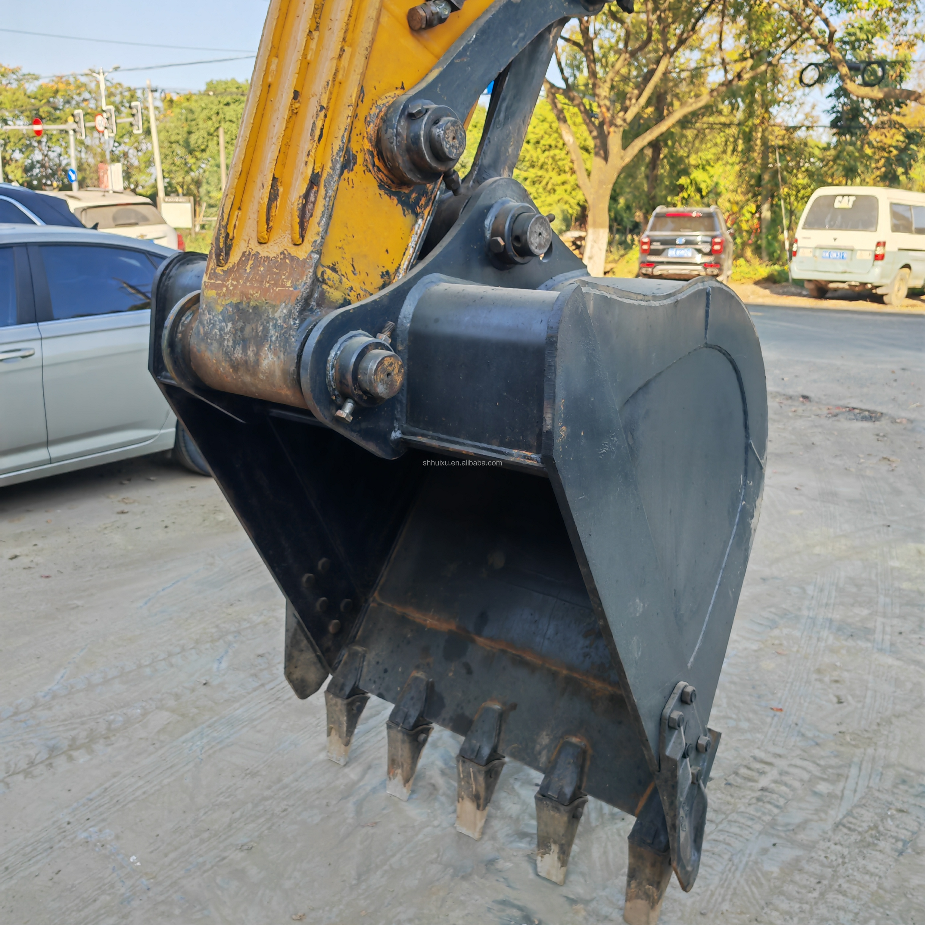 Used Wheel Hyundai 210-7 Excavator High Digging Power Original Engine Hyundai Wheel Excavator