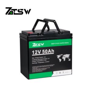 Quality 12V 50Ah Lead Acid Replacement Smart BMS LiFePO4 Lithium Battery wholesale