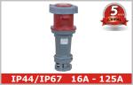 16A 32A 125A Waterproof Extension Socket Industrial Coupler IP44 IP67