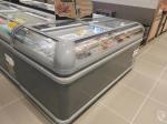 Frozen Food Refrigerated Supermarket Island Freezer