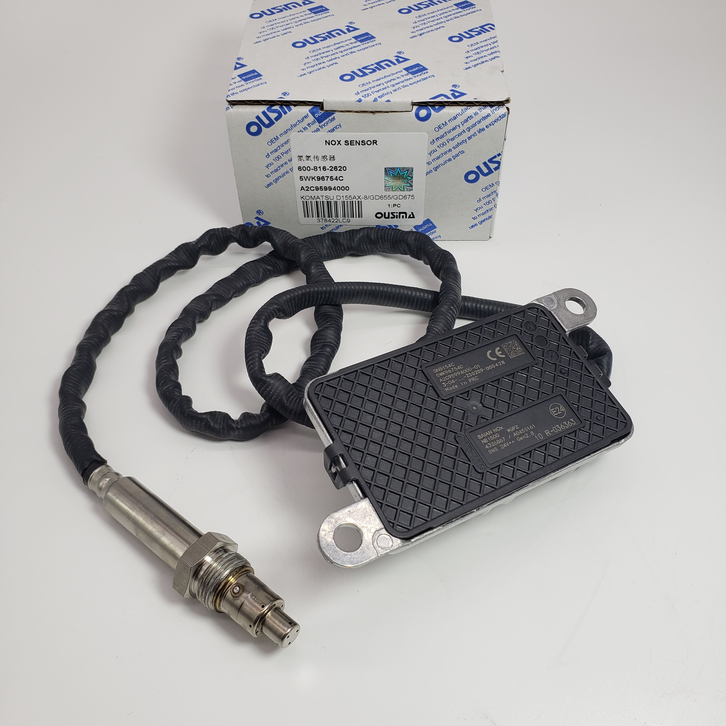 Nox Nitrogen Oxide Sensor 600-816-2620 5WK96754C A2C95994000 For Komatsu D155AX-8 GD655 GD675