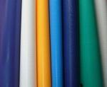 Black White Stripes Matte Waterproof PVC Tarpaulin Roll 680 Gsm Weight