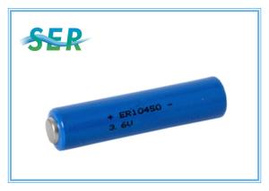 Quality Non Rechargeable 3.6V Li SOCL2 Battery AAA Size ER10450 For Utility Meter / GPS Alarm wholesale