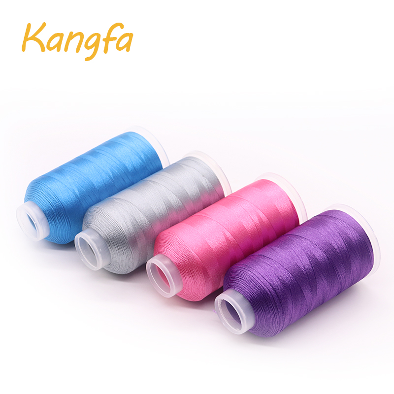 Kangfa 0.8mm 1mm Polyester Handmade Braid Waxed Thread High Tenacity for Leather Goods