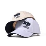 Cotton Logo Custom Embroidered Ball Caps 60cm Sport Baseball Cap