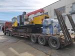 Hydraulic Crawler Sandblasting Tractor With Power Station Operation
