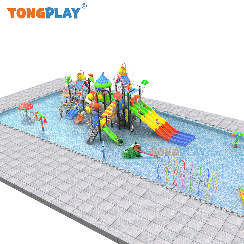 Community Project Amusement Products Outdoor Kids Plastic Slide Outdoor Park Playground Fiberglass Water Slide Price