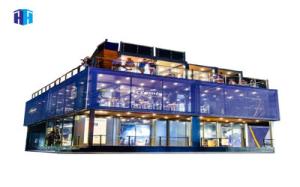 Quality prefabricated container hall luxury prefab house luxury exhibition in Bermuda wholesale