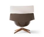 Fiberglass Shell Modern Lounge Chair