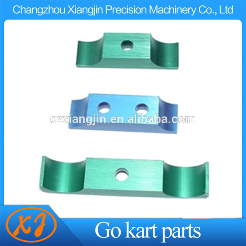 CNC Machined Anodized 28mm 30mm 32mm Go Kart Enigne Mount Lower Clamp