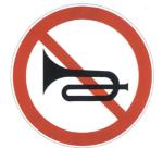 Road Traffic Prohibition Sign Manufacturers Bright Colors Reflective film Metal