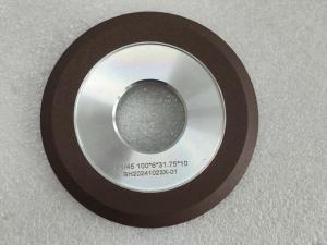 Quality 1V1 45 Degree Reinoid Diamond Wheel 100mm Wet Working Resin Bonded Diamond Wheel wholesale