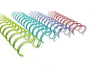 Quality Nylon Coated Steel 41.27mm Twin Loop Binding Wire wholesale
