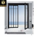 Silver Aluminum Sliding Glass Door Insulated Glass Aluminium Sliding Frame For
