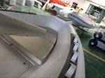 4.8 Meter Rigid Inflatable Boat Deep V Fiberglass Hull Inflatable Fishing Dinghy