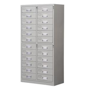 Quality 24 Drawers Epoxy Powder Finish Metal File Storage Cabinets For Office wholesale
