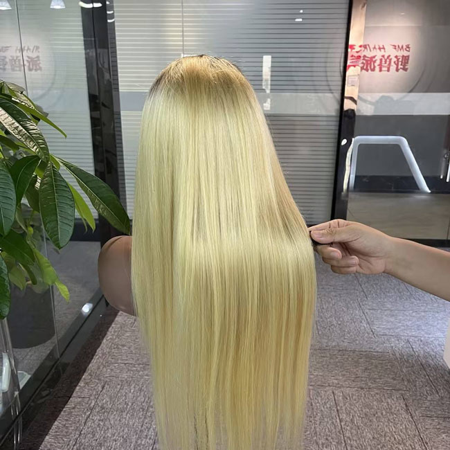 100% Virgin 613 Blonde Wig 13X6 13x4 HD Full Lace Frontal