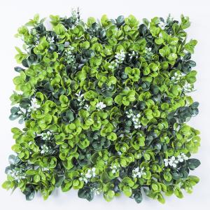 Quality Boxwood Panel Artificial Plant Wall Green Flower Grass Backdrop For Indoor Decoration wholesale