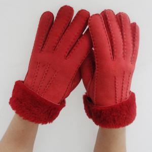 Quality Promotional red leather gloves wholesale