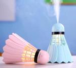 Portable Cool Mist Mini Badminton Humidifier 240ML USB Badminton Car Humidifier