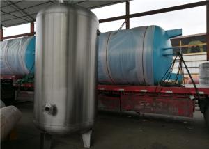 Quality Custom Vertical Compressed Air Storage Tank , Stainless Steel Pressure Vessel wholesale