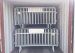 Galvanized Temporary Fence Crowd Control Barrier